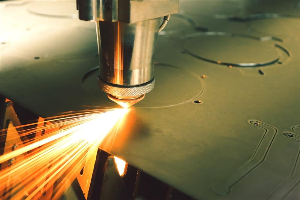 Laser cutting and bending